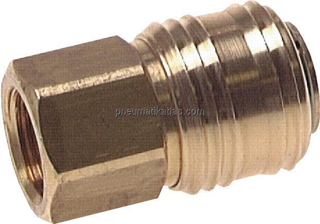 Kupplungsdose (NW7,2) G 1/8"(IG), Messing