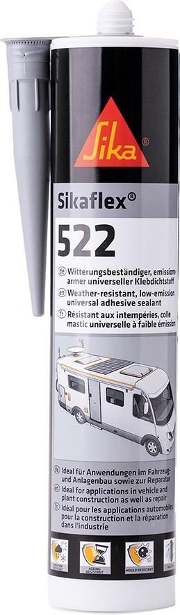 Sikaflex -522 stahlgrau 300ml Kartusche