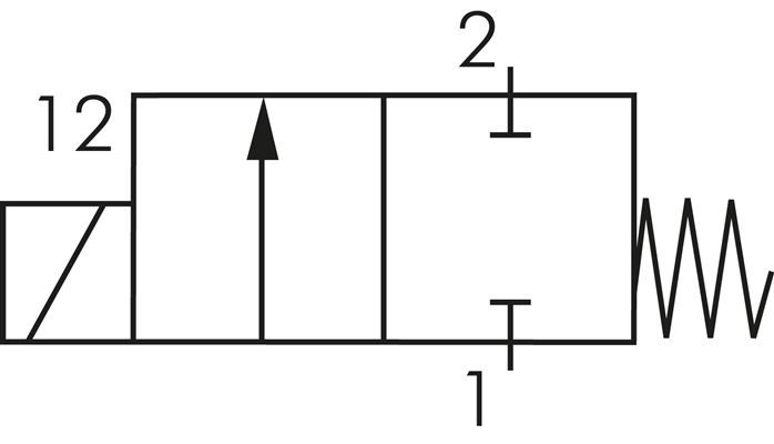 Hohlschrauben-Magnetventil G 1/8-6 x 4, 2/2-Wege, 24 V=