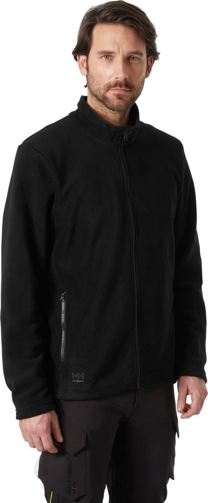 Fleecejacke Manchester 2.0, Zip-in, schwarz,Gr.2XL Helly Hansen