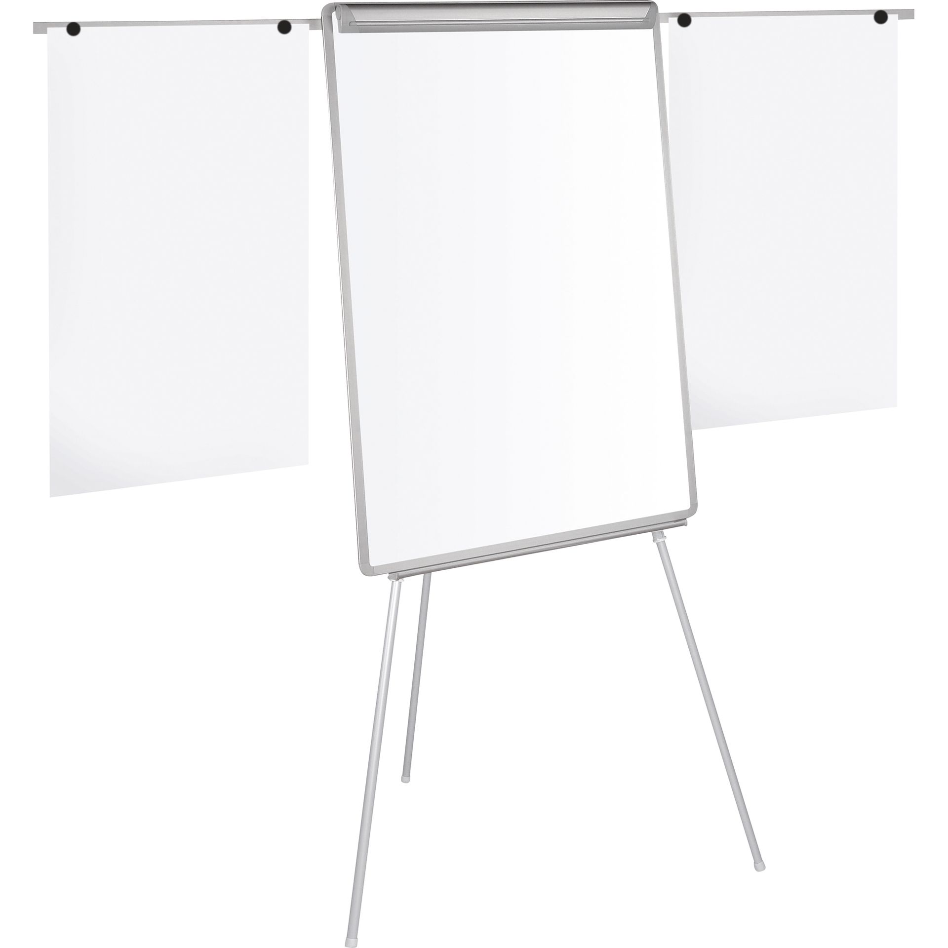 Flipchart Dreibein magnetisch 70x102cm grau