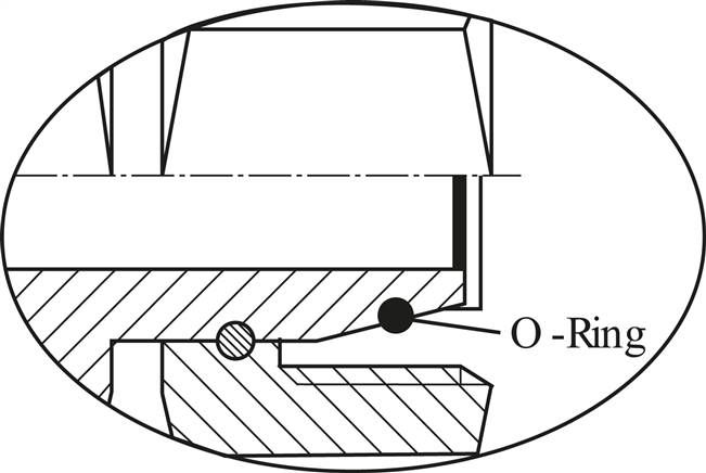 O-Ring für Dichtkegelverschraubungen 6 L / 6 S, NBR
