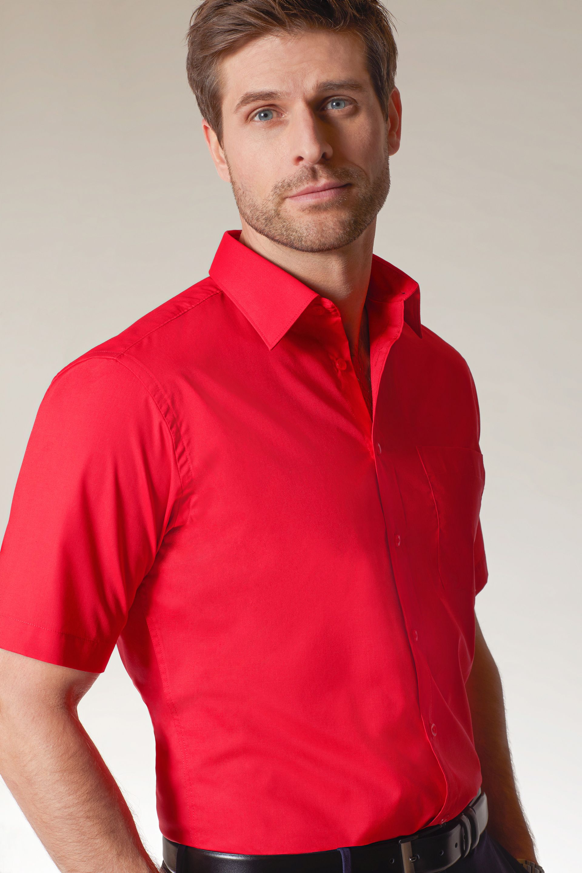 James & Nicholson JN680 Herren-Hemd, Türkis, Gr. 3XL