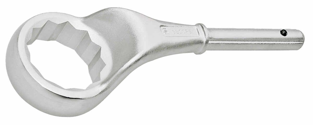 2 A 32 Zugringschlüssel, gekröpft, 12-kant, 32 mm