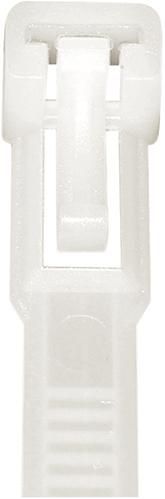 Kabelbinder Nylon natur 280x7,5mm a100Stück lösbar SapiSelco