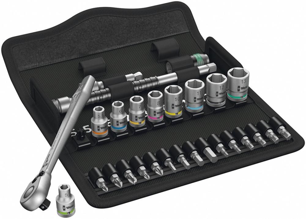 Wera Steckschlüssel-Garnitur 1/4" ZYKLOP switch