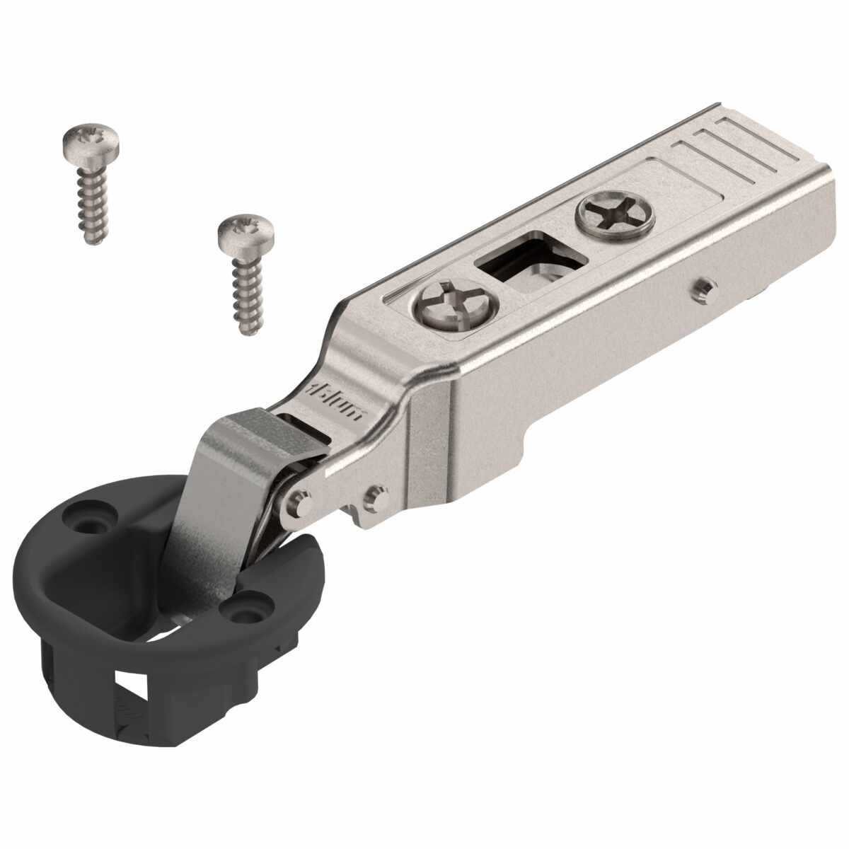 Clip top Glastür MB 94° mit Feder, Kröpfung 0mm