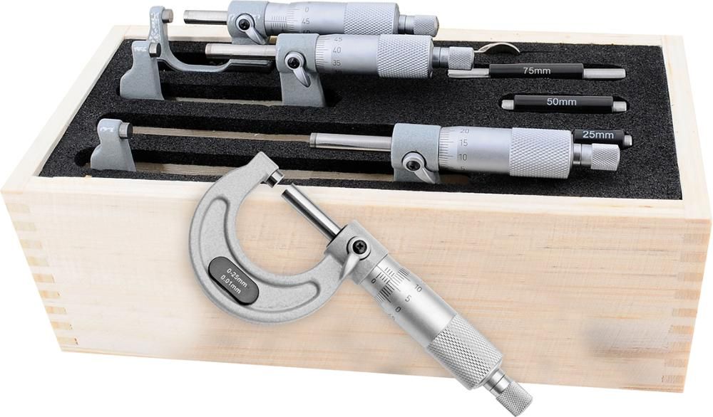 Bügelmessschrauben-Satz 0-100mm FORTIS