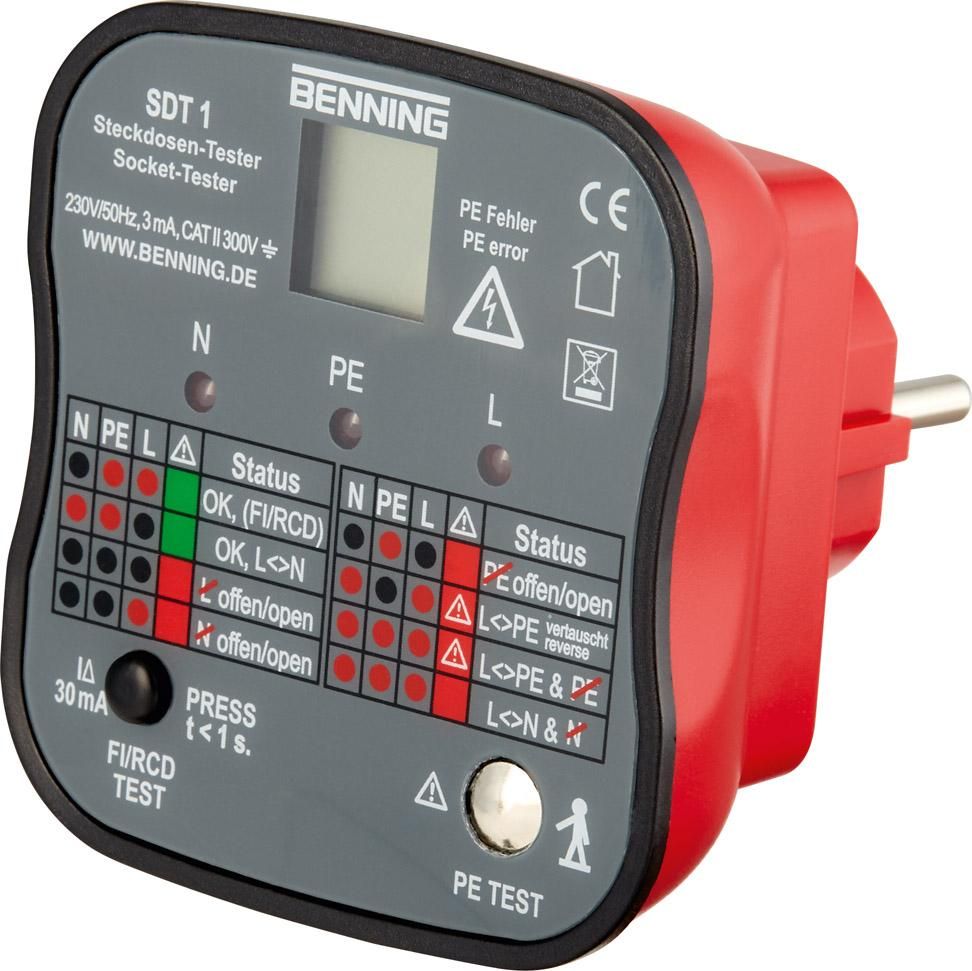 BENNING Steckdosentester SDT 1