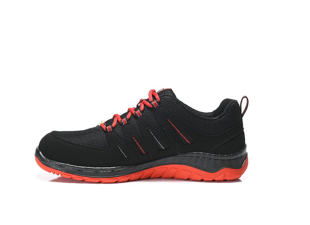 Sicherheitshalbschuh MADDOX black-red Low ESD S3S, Gr. 35