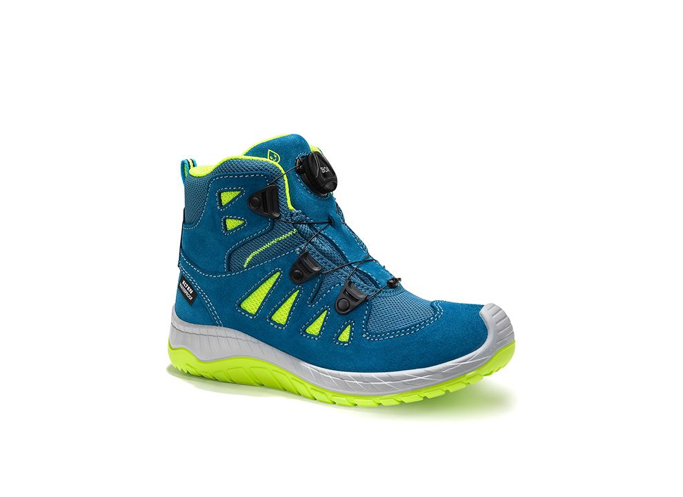 ELTEN MADDOX Kids BOA® Sicherheitsstiefel Mid, Grau, Gr. 33