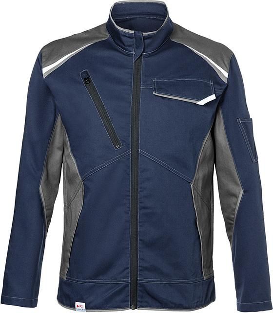 Jacke ICONIQ, dunkelblau/anthrazit, Gr.XS Kübler