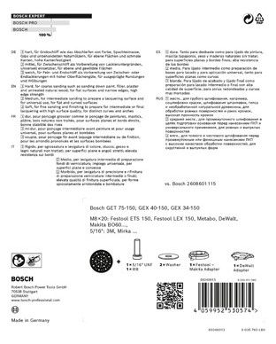 BOSCH Schleifteller, Ø: 150mm