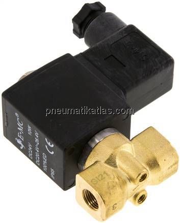 2/2-Wege Messing-Magnetventil G 1/8" 24 V= Eco
