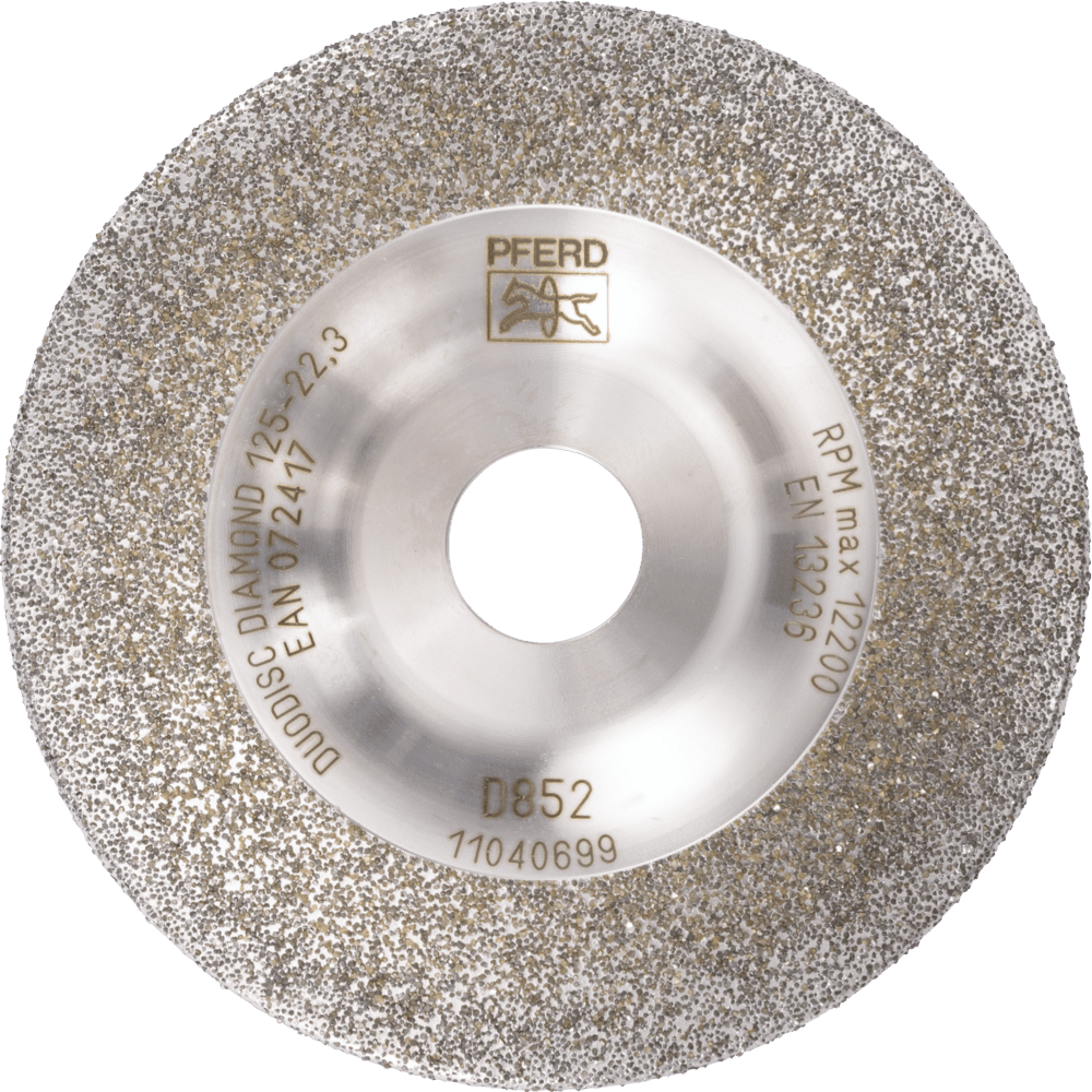 PFERD Dia.- und CBN-Schleifwerkzeuge Galvanik DUODISC DIAMOND 150-22,23 D852