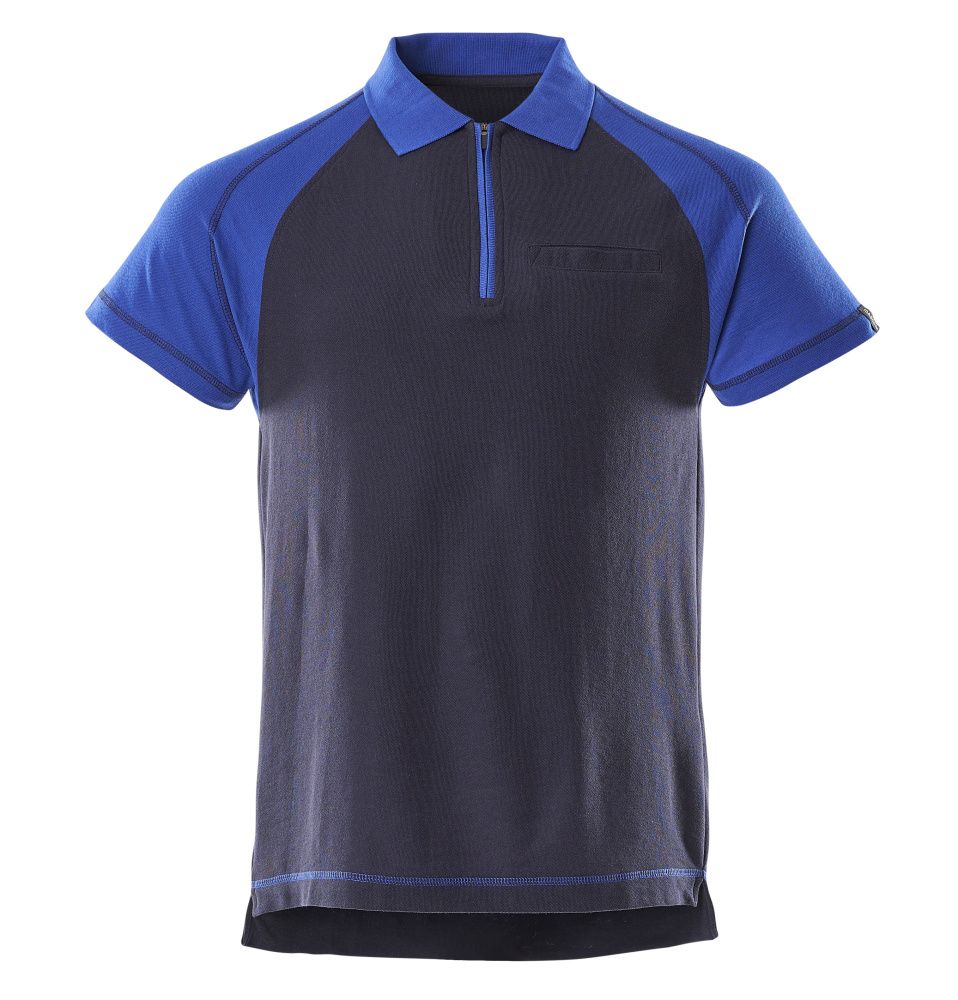 Polo-Shirt mit Brusttasche MASCOT® Bianco Marine/Kornblau, 2XL