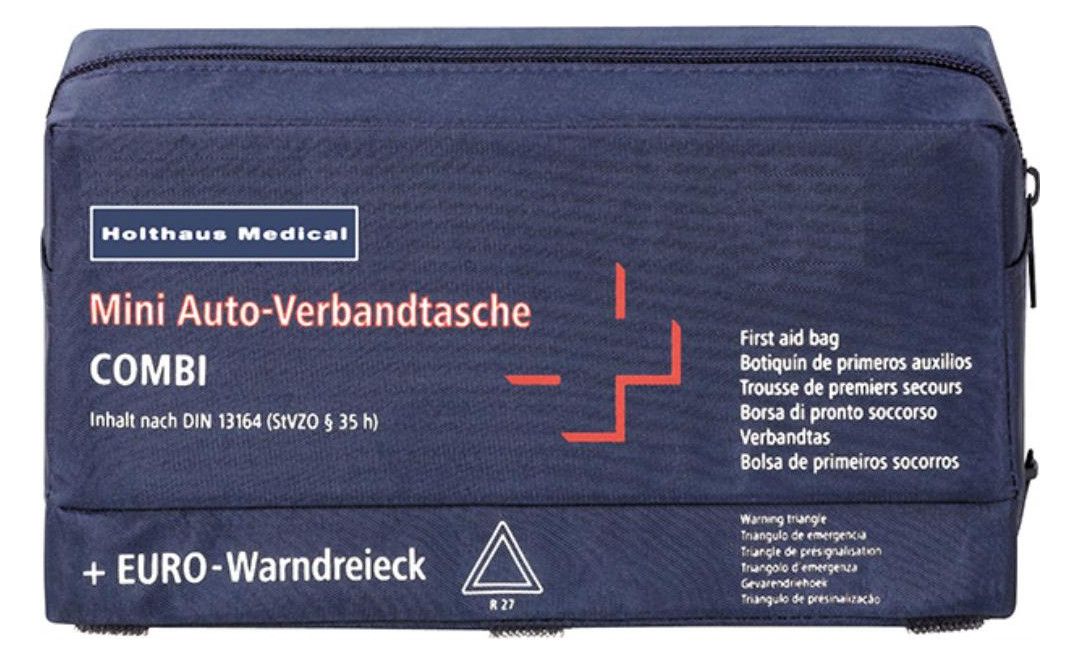Kfz-Verbandtasche aus Nylon, blau
