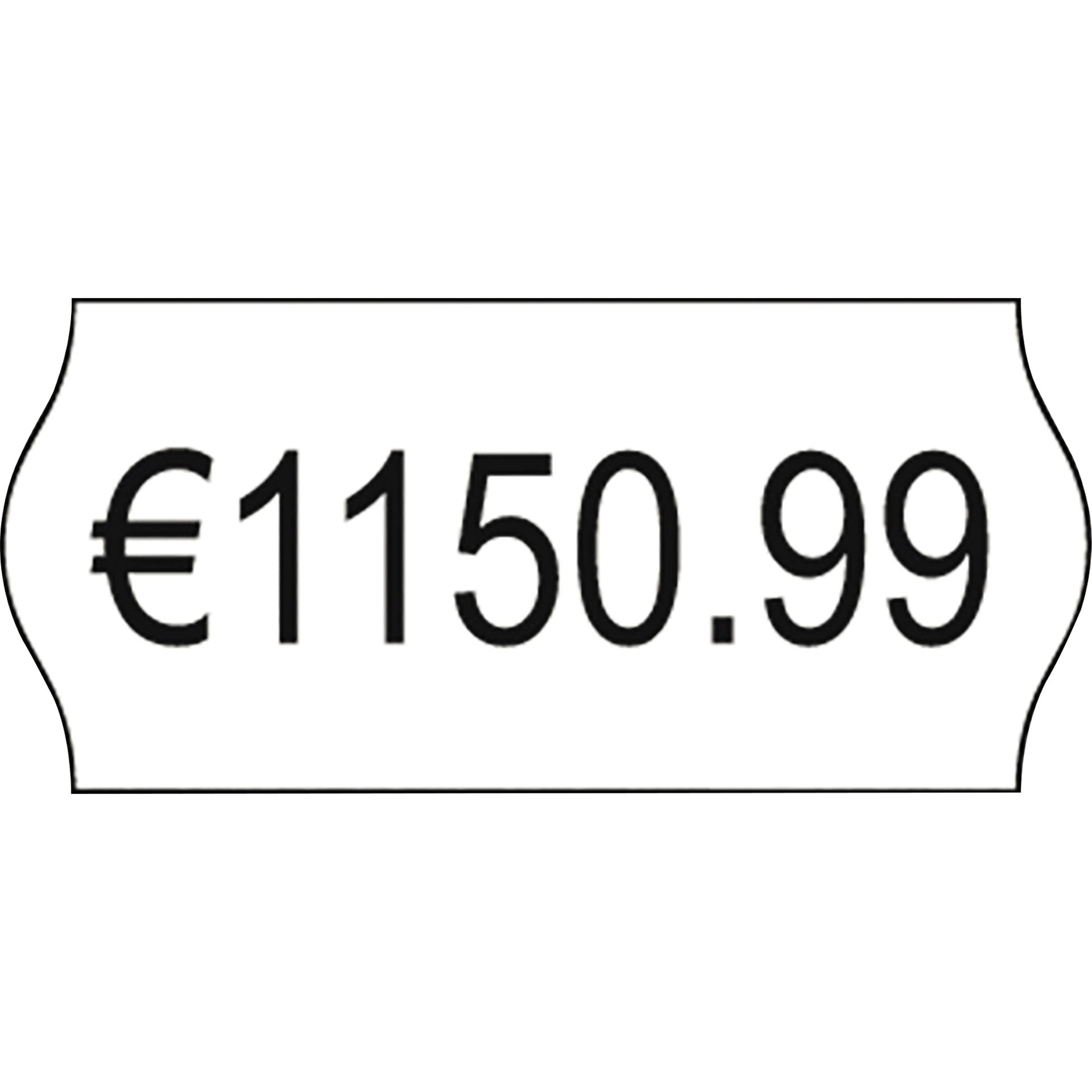 Endlosetikett 12x26mm 15.000 St./Pack.