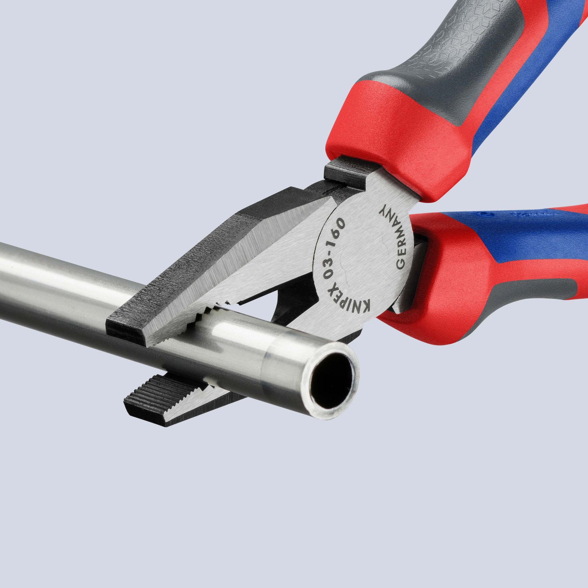 KNIPEX Kombizange mit Comfort-Griffen schwarz atramentiert