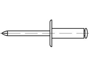 ART 88416 Blindniete Alu/A 2 FLAKO K 11 A 5 x 16 S