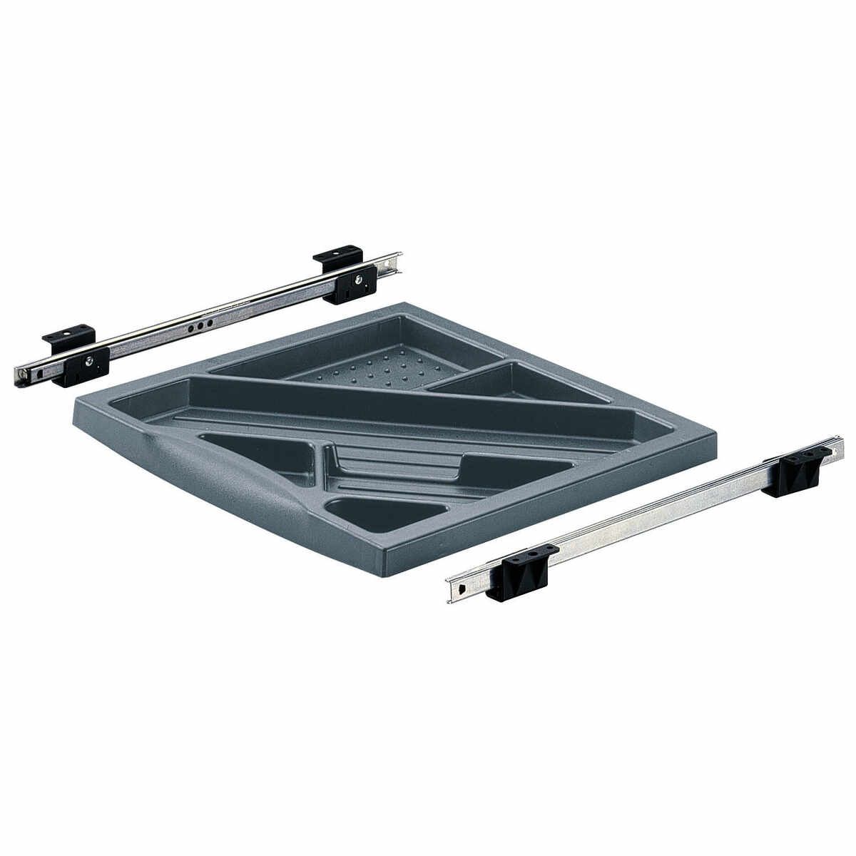 Schreibmaterialauszug, Aluminium Optik