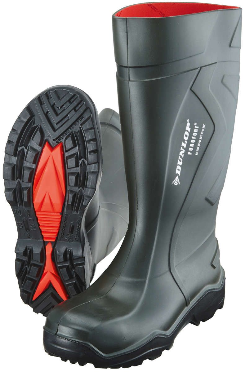 Stiefel Dunlop Purofort+,S5CI SRC, Gr.39, grün