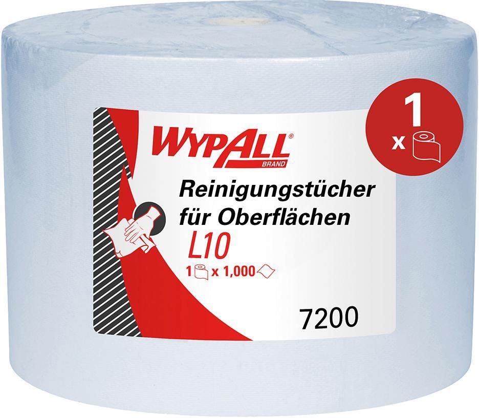 WYPALL L10 Wischtücher 23,5x38cm blau 1000 Blatt