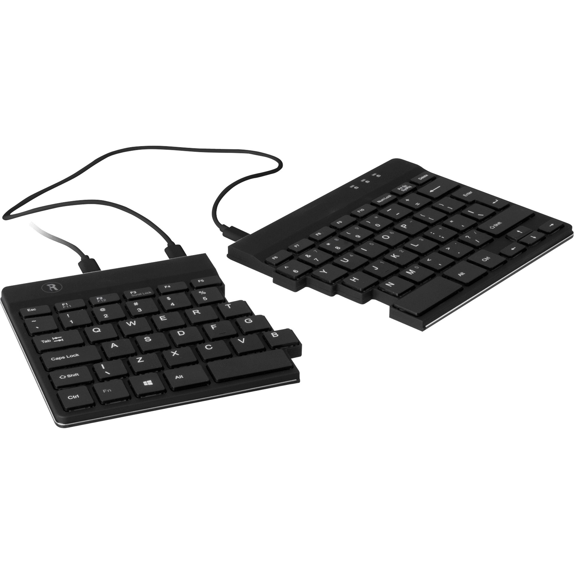 Tastatur Split Break kabel sw
