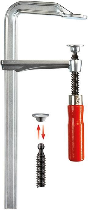 Bessey Ganzstahl-Schraubzwinge GZ12
