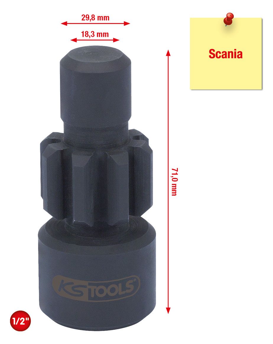 KS Motordrehvorrichtung, 1/2"