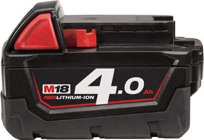 Ersatzakku 18,0 V 4,0 Ah Milwaukee M18 B4