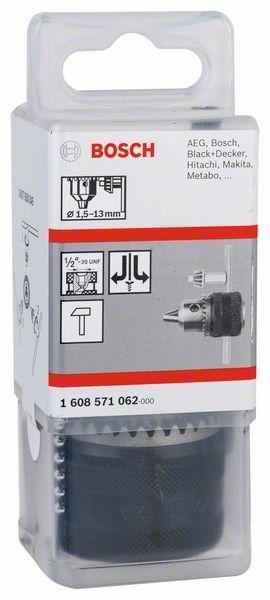 Bosch Zahnkranzbohrfutter bis 13mm, 1/2 Zoll-20UNF