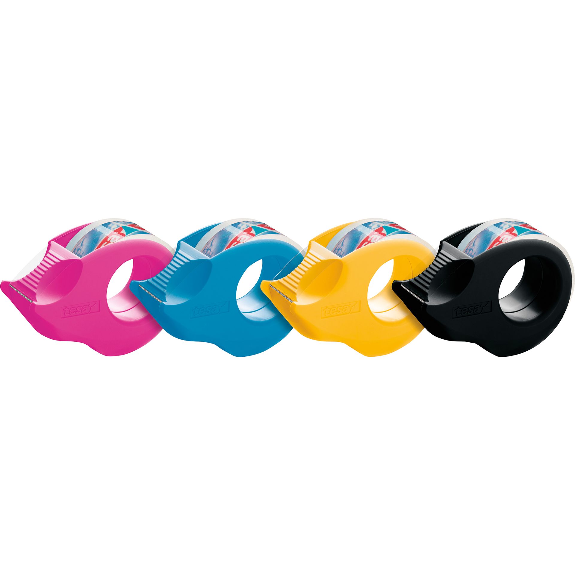 Handabroller Mini sortiert +Klebefilm 19mmx10m