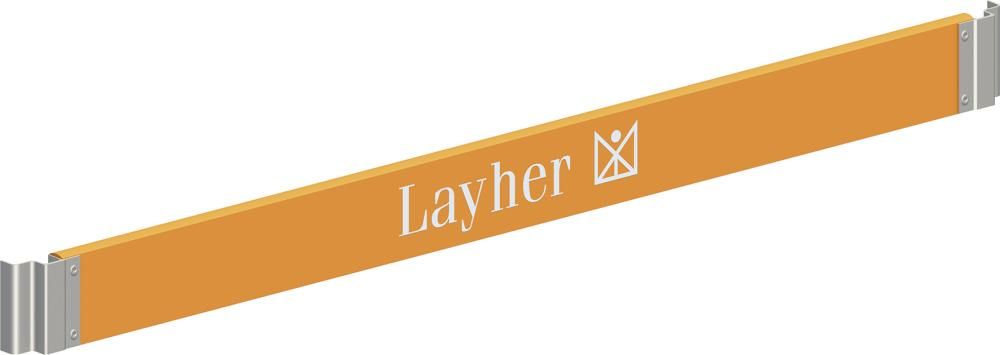 Bordbrett Holz B 1950 mm zu Staro Rollbock Layher