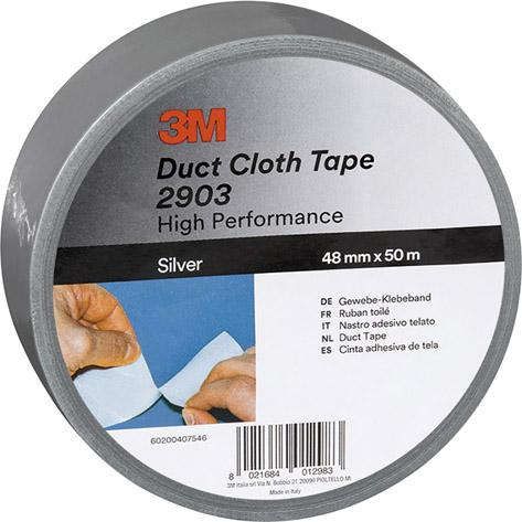 Gewebe-Klebeband 2903 48mmx50m silberfarben 3M