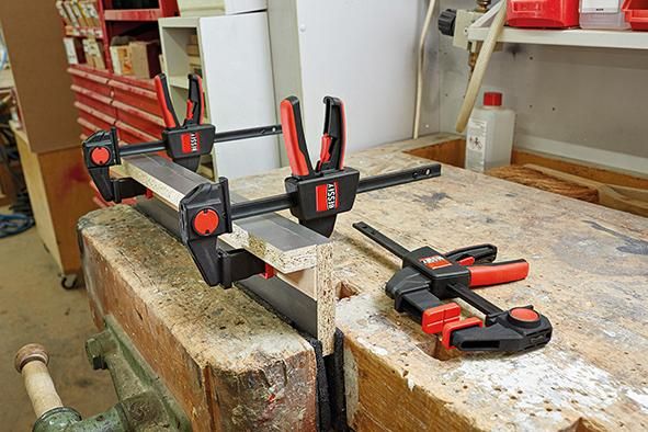 Einhand-Tischzwinge 150x60mm / 120-310mm 2St.BESSEY