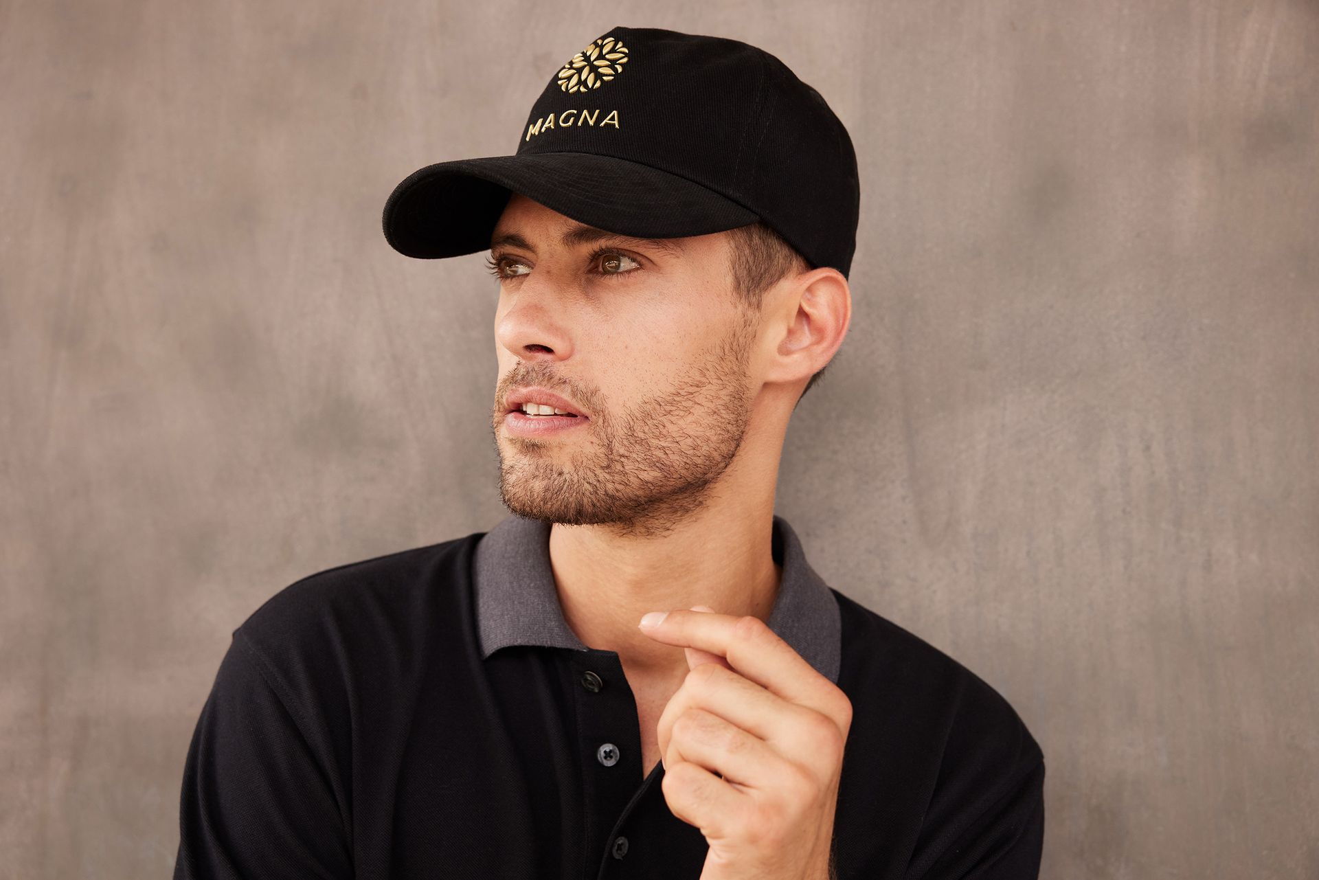 Klassisches 5 Panel Cap aus heavy brushed Cotton