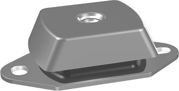 Maschinenfuß Typ H5, D60xH40mm, M12, NR60