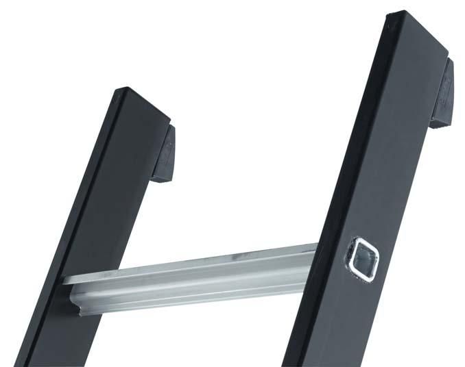 Schwerlast-Anlegele. Z600m. 10 Sprossen, AH 3,70m