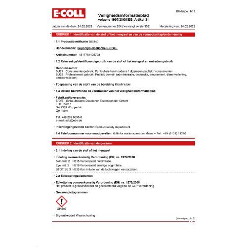 Sekundenkleber 20g elastisch E-COLL