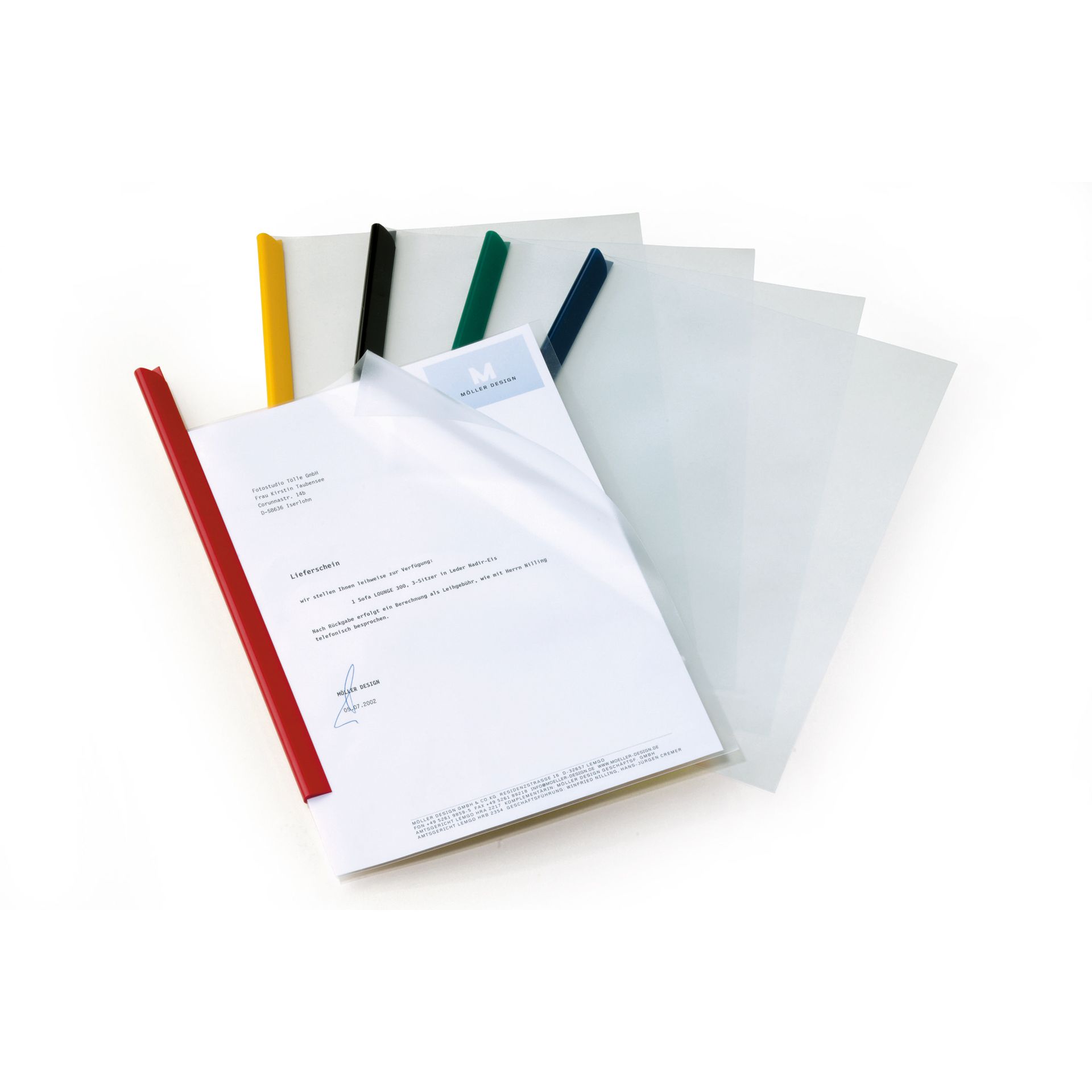 Klemmschienenhülle DIN A4 PP transparent 10 St./Pack.