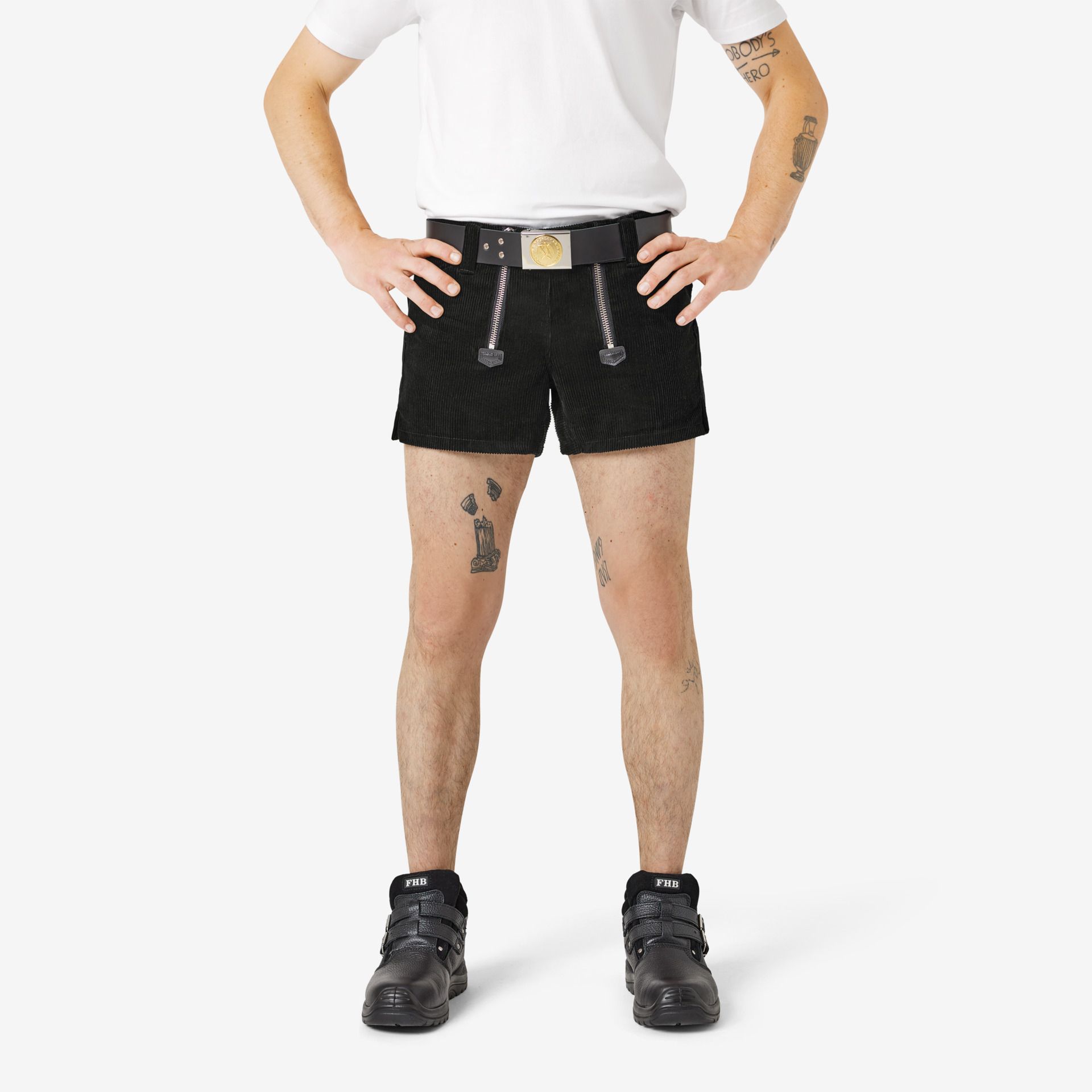 FHB Zunftshort FERDINAND schwarz - Gr. 50