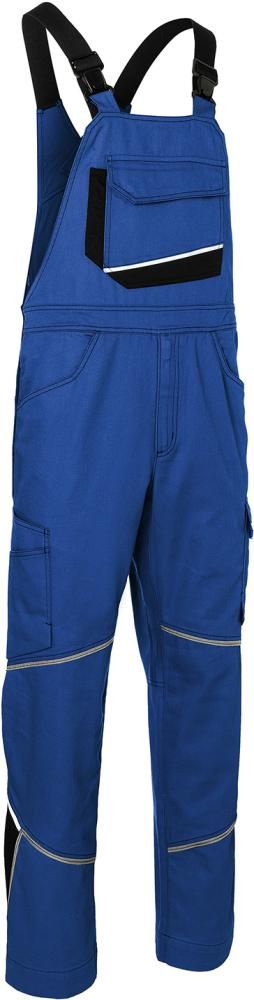 Latzhose ICONIQ, königsblau/schwarz, Gr.40 Kübler
