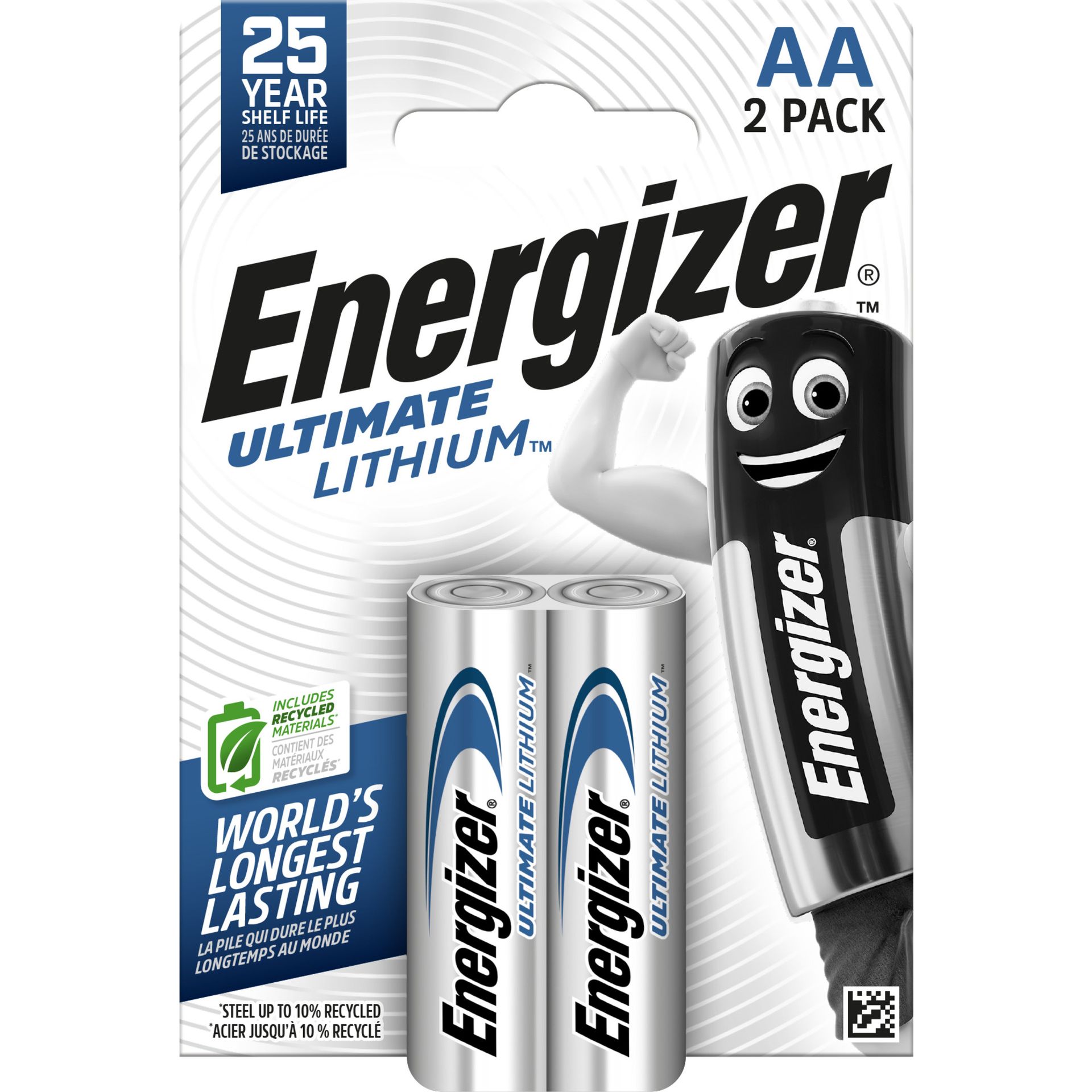 Batterie Ultimate Lithium   AA Mignon L91 2St