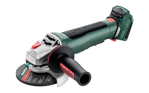 Akku-Winkelschleifer soloWPB 18LTBL 11-125Q Metaboohne Akku ohne Ladegerät metaBOX