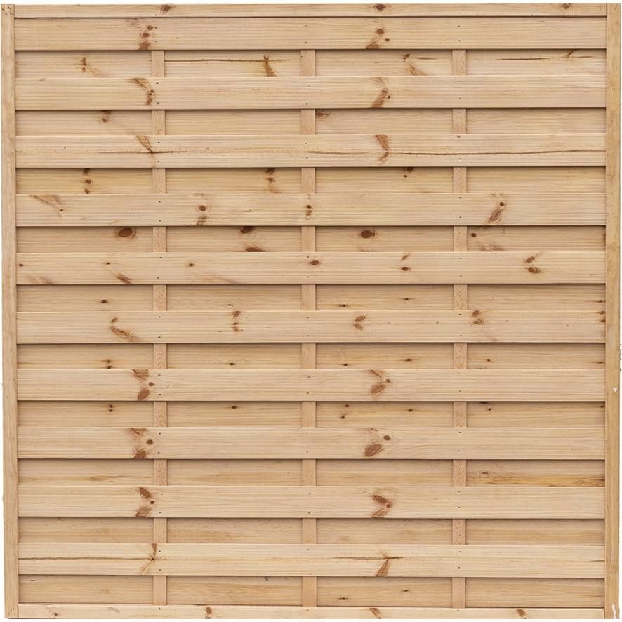 Maxi-Massiv-Serie LÄRK 180x180cm, Rahmen 45/45mmgeriffelt & geschraubt Lärche-Optik