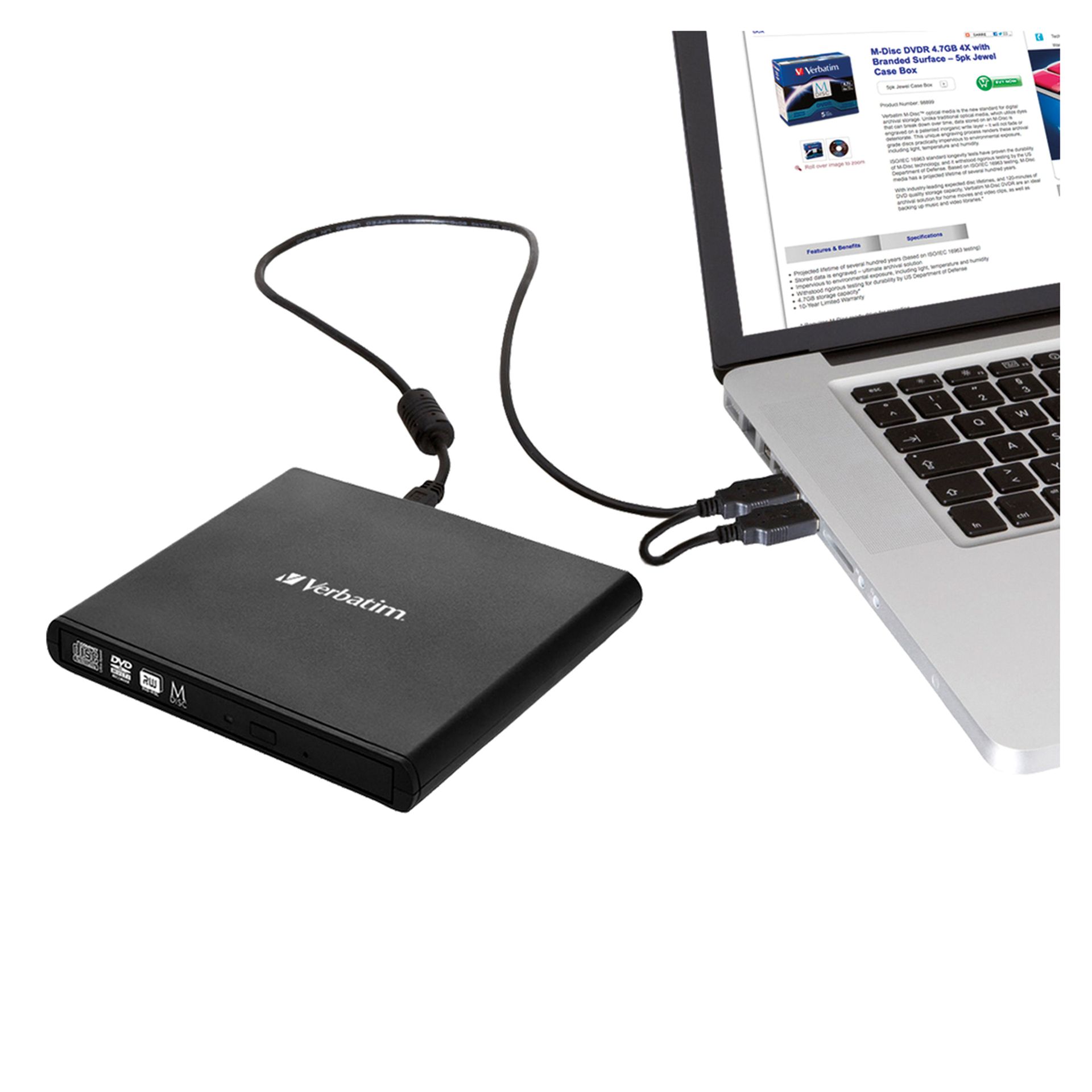 DVD Brenner USB 2.0 6x/8x/24x extern schwarz