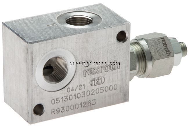 Druckbegrenzungsventil G 3/8", max. 50 bar, max. 30 l/min