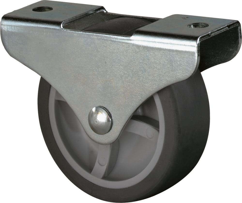 Kastenrolle 25mm E51.025 GL,Gummirad BS ROLLEN
