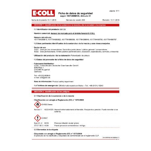 Forstmarkierspray 500ml gelb E-COLL